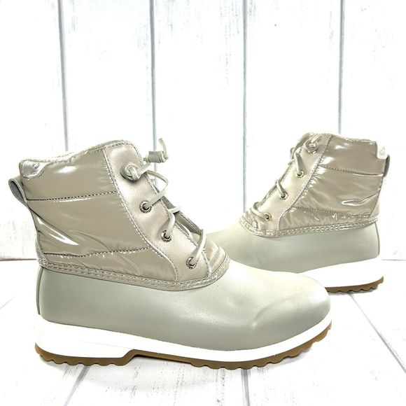 Sperry Women's Maritime Repel Snow Boots Thinsulate Waterproof Taupe Size 7.5 - Picture 3 of 16